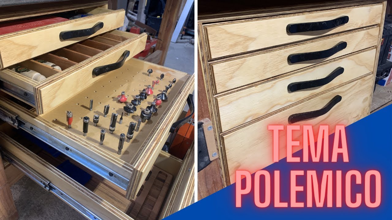 ¿Es posible tener un TALLER de CARPINTERIA ordenado y Limpio? - Mueble para banco de Carpintero