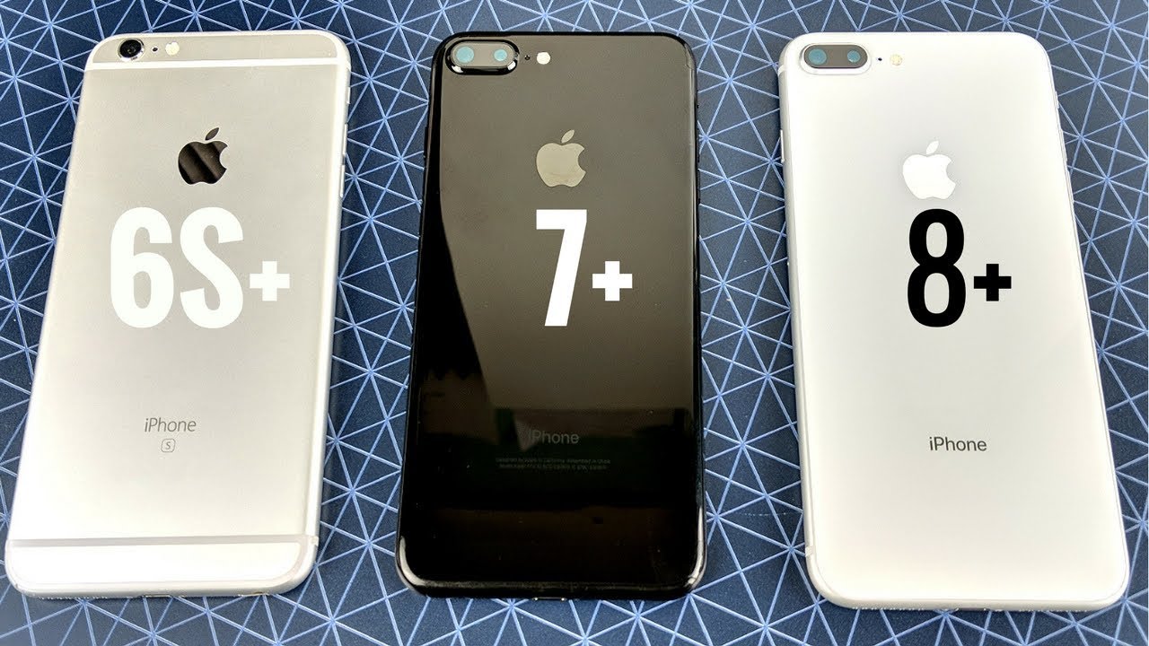 iPhone 6S Plus vs iPhone 7 Plus vs iPhone 8 Plus iOS 11.2 YouTube