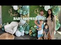 BABY SHOWER VLOG | Baby In BLOOM | Felicia Keathley