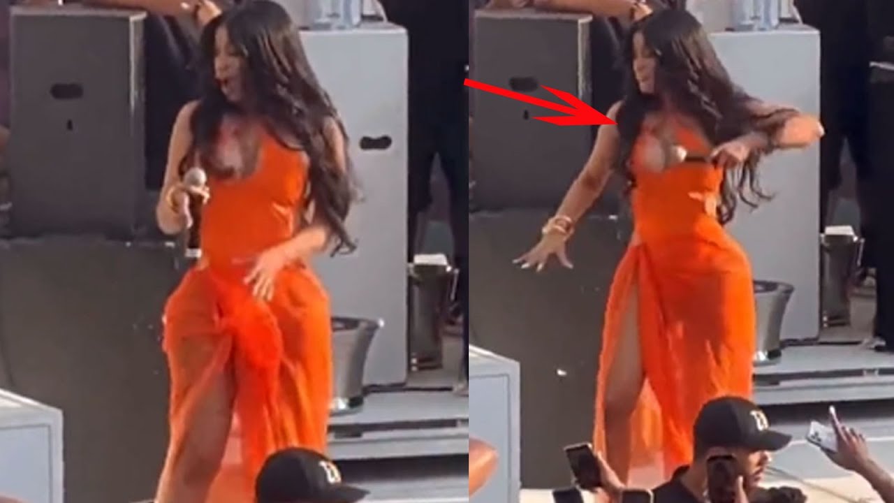 Cardi B throws microphone at concertgoer who tossed drink at her ...