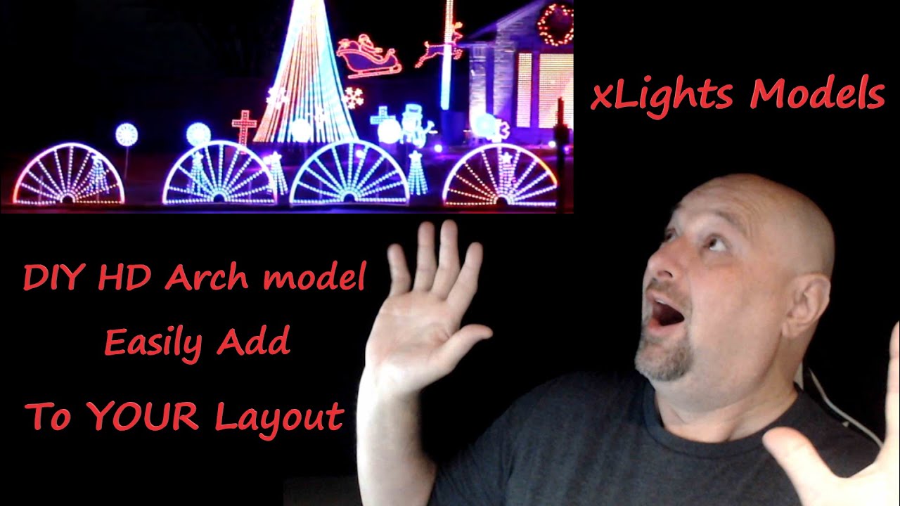 Layout Creation Part 2 xLights HD Arches using the Spinner Model YouTube