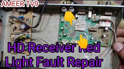 Echolink El 570 HD RECEIVER RED LIGHT FAULT REPAIR URDU HINDI AMEER TV9