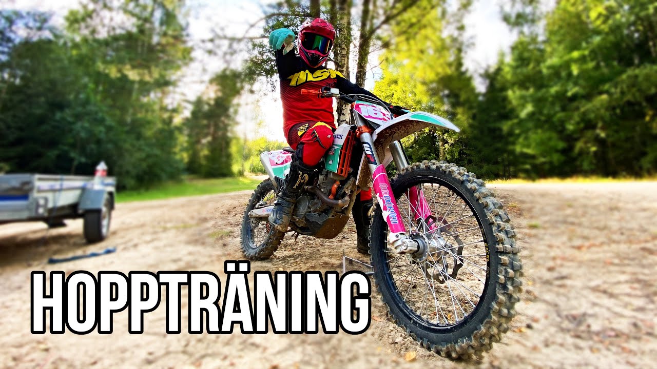 Tränar På Att Hoppa Med Motocross  - [VLOGG 