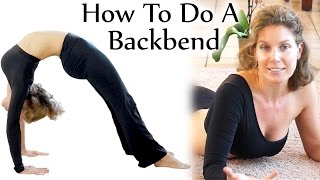 Backbend Stretches! Beginners Yoga Flexibility Challenge, Tutorial, How To Do A Backbend