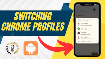 How to Switching Profiles in Google Chrome on Android | Manage Multiple Accounts Easily