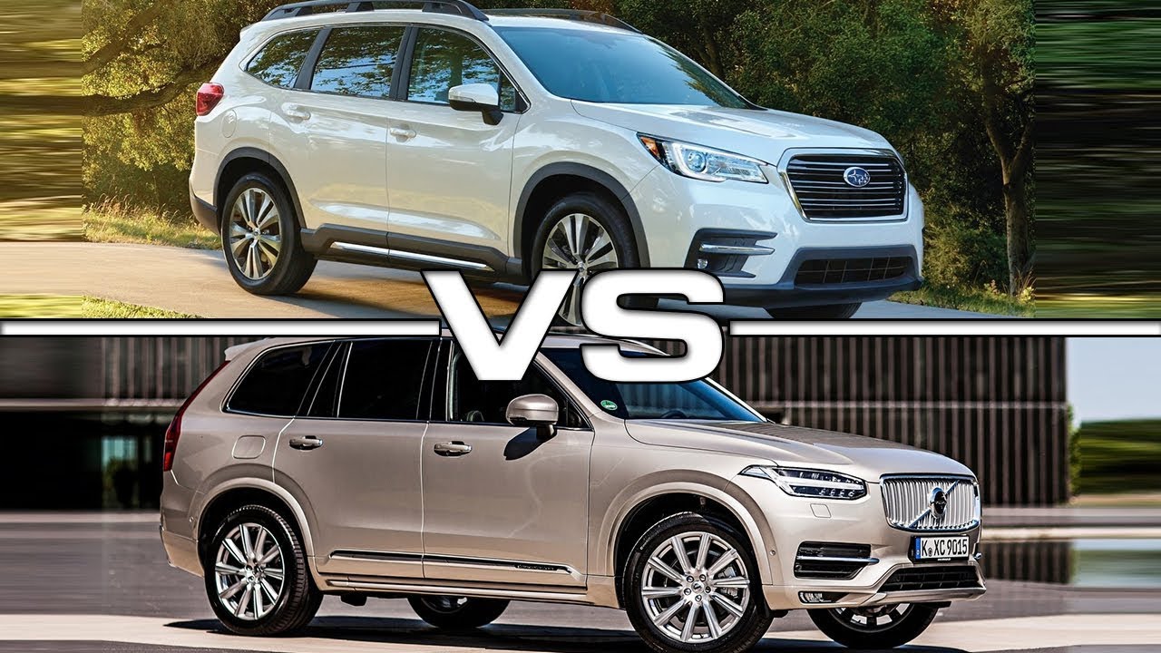 2019 Subaru Ascent Vs 2017 Volvo Xc90 Youtube