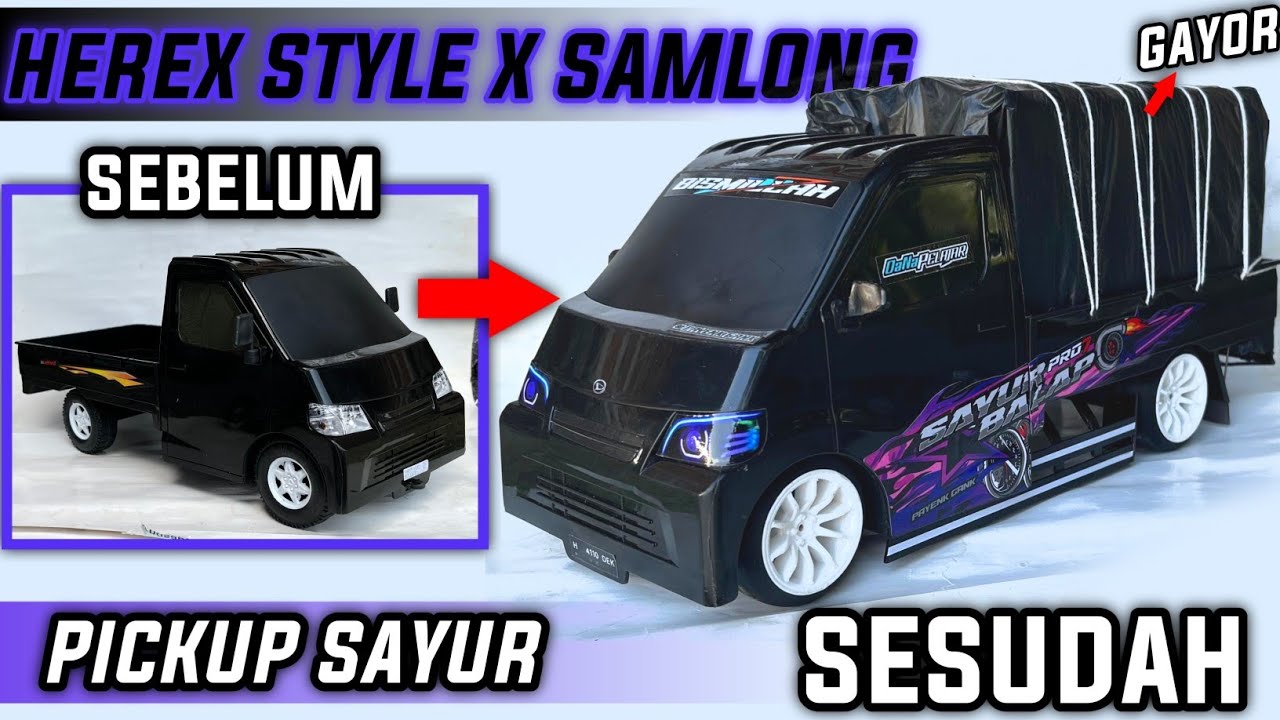 MODIF PICKUP GRANDMAX JADI HEREX STYLE TERPAL GAYOR
