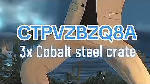 3x Cobalt Steel Crate Codm
