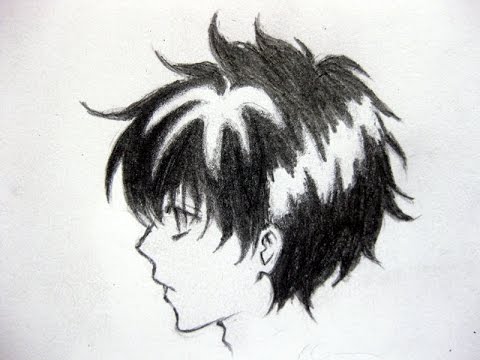 easy anime boy drawing 2 - YouTube