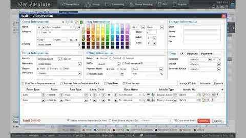 How to take a Group Reservation in eZee Absolute Cloud Hotel Management Software