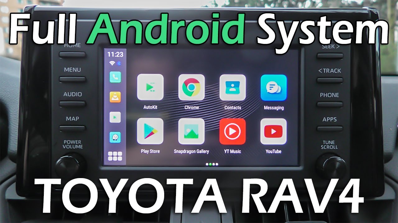 Toyota RAV4 (2019-2023): Full Android System In OEM Head Unit. Android Auto  AI Box! 