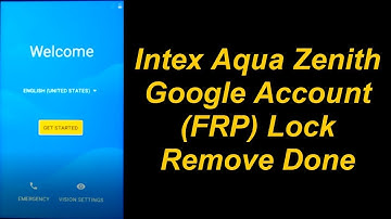 Intex Aqua Zenith Pattern, & FRP (Google Account) Lock & Full Flashing Guide (Android 7.0)