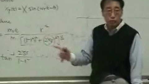 [Lecture 7-6: Rotating unbalance & Transducer] Mechanical Vibration by Prof. Yang-Hann Kim at KAIST