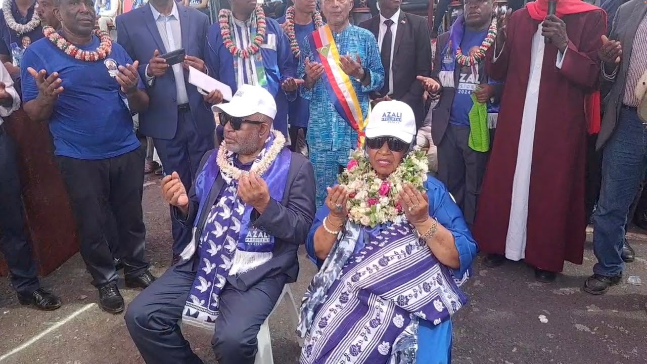 Azali a fait le plein dans la grande ville de Domoni