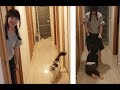 もち踏んじゃった&ママのスカートの中に入る少年 2018/12/24