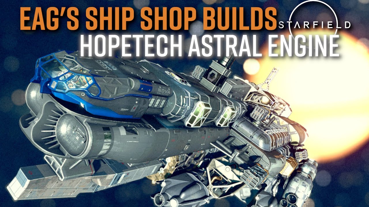 STARFIELD | Space Train CARGO Ship Tutorial! THE ASTRAL ENGINE | GLITCHED | Eag's Ship Shop Builds