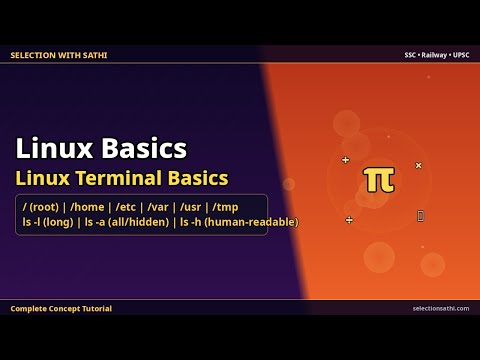 Linux Terminal Basics | Linux Terminal Basics | Selection With Sathi
