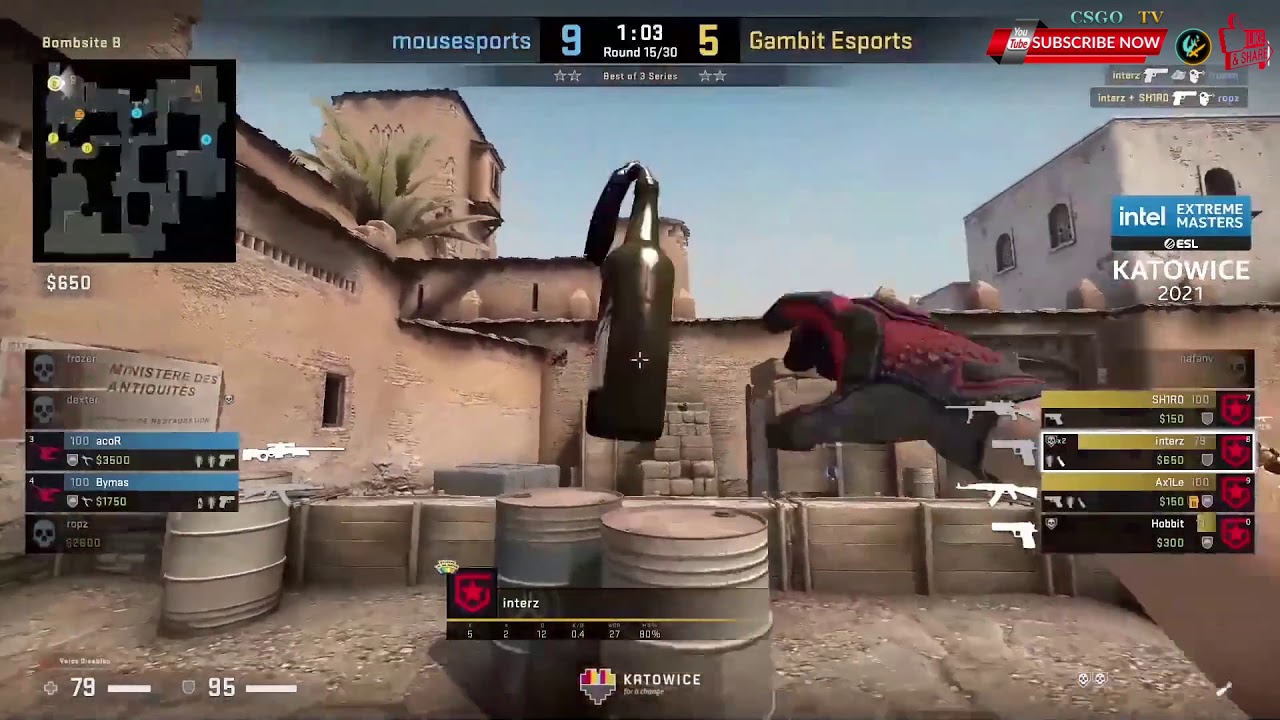New Mousesports vs Gambit   IEM Katowice  CSGO  HIGHLIGHTS !!!