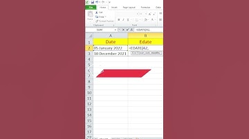 #Edate#function in Excel#shortsvideo #shorts