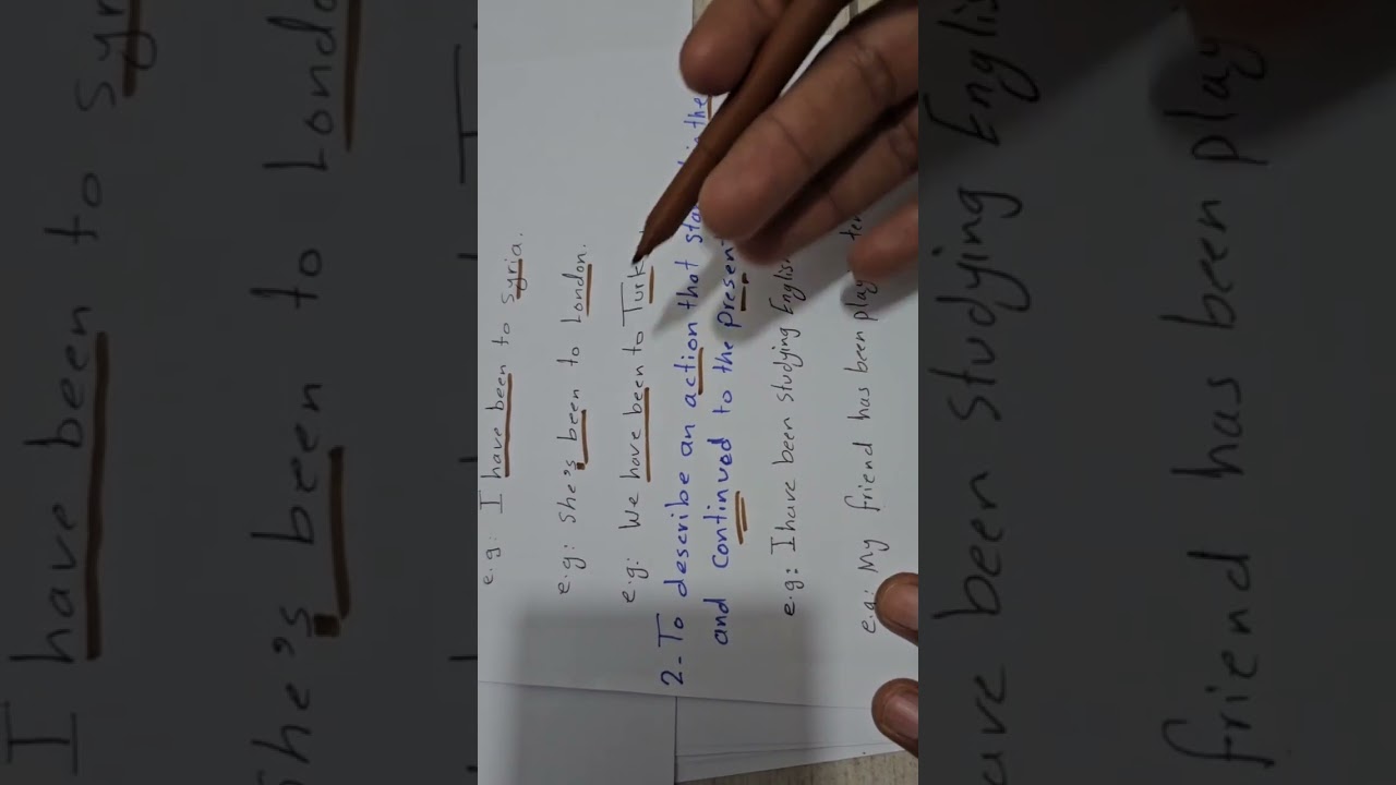 كيف تستخدم  Have / Has been  بالطريقة الصحيحة