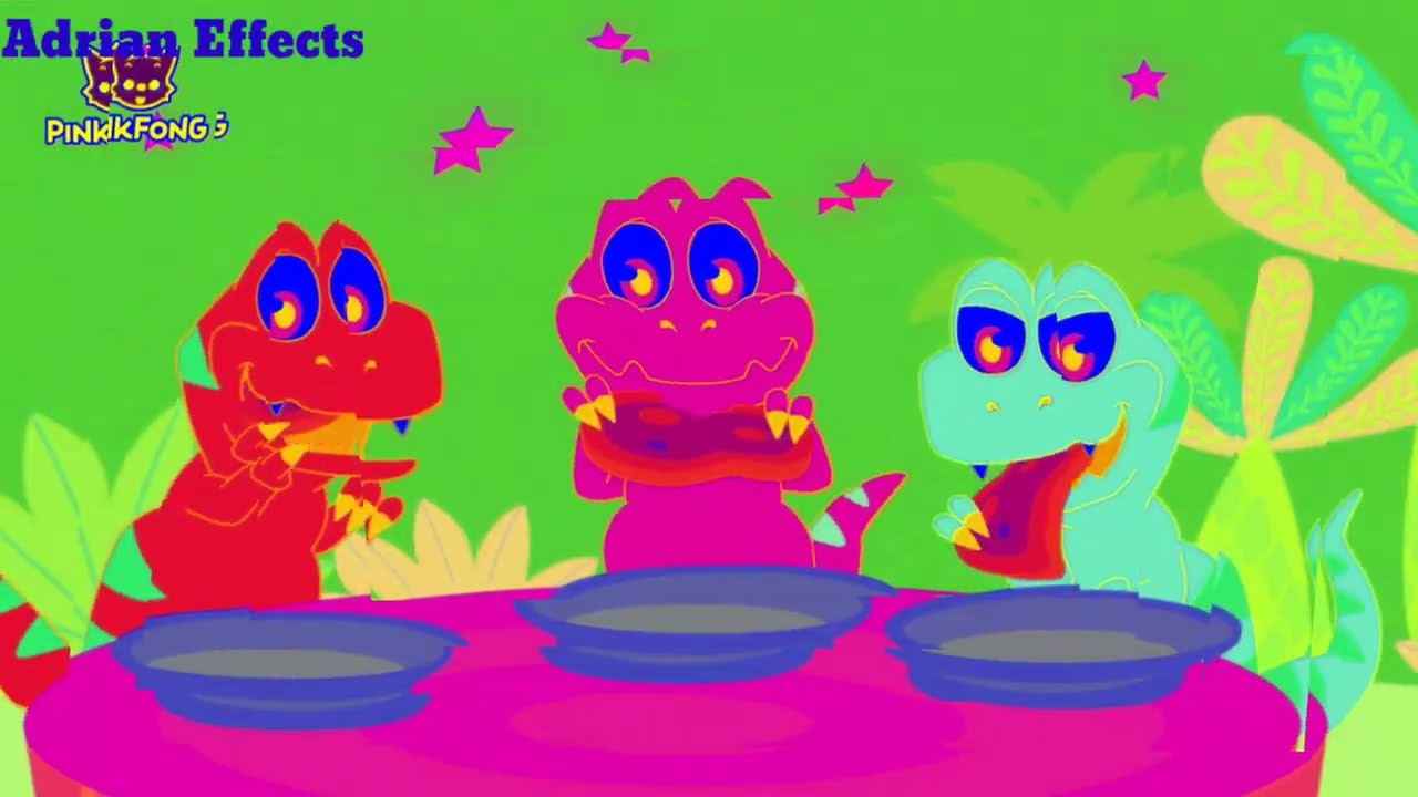 Mmm… Taste Good! 🦖🍖 Yummy Chewy Meat | Dino Song Preview Effects | Adrian Effects