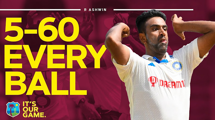 🌪️ Ravichandran Ashwin Takes 5-60 In First Test | 📺 Watch EVERY Ball | West Indies v India 2023