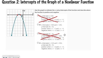 Algebra Concepts 3-4: Intercepts of Graphs