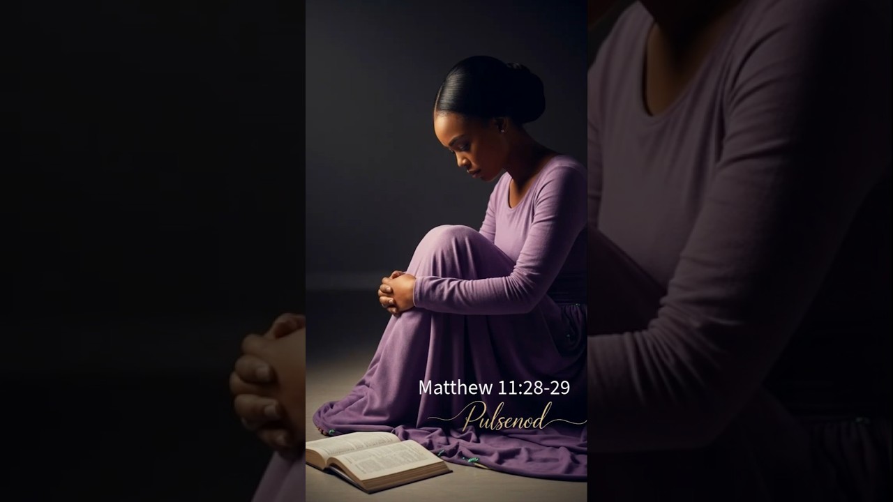 When you’re too tired to stand — fall at His feet. 💧 Matthew 11 : 28 - 29