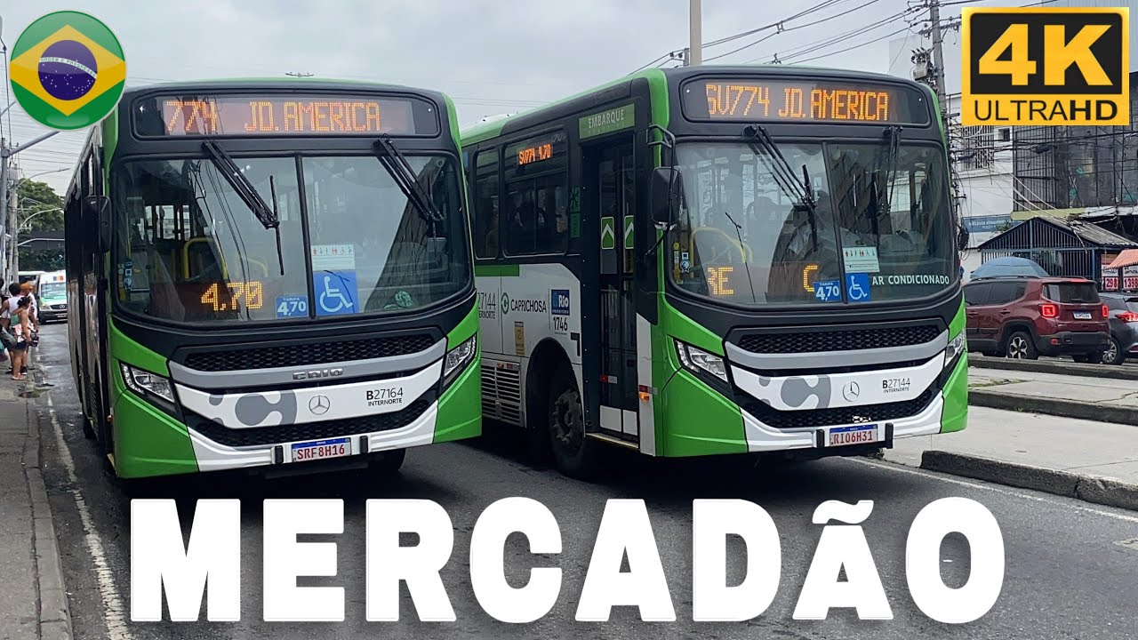 Mercadão de Madureira (RJ) - Movimentação de Ônibus #183 