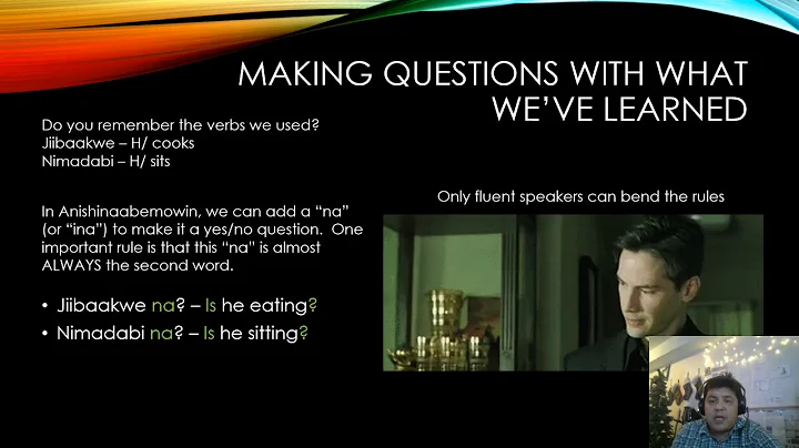 Learning Anishinaabemowin VAI's in 10 mins