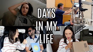 VLOG: lasik consult, exciting package/unboxing, not feeling great + lulus haul