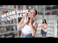 Building  organising my dream home library   bookshelf tour