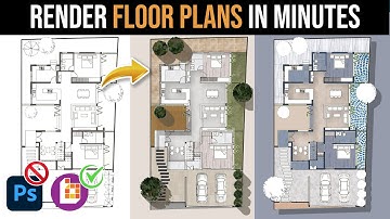 Render Floor plan in 2 Minutes | NO Photoshop or Illustrator | Bildigo 2025