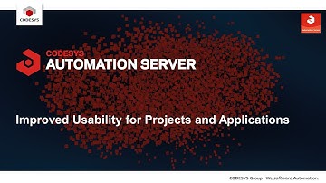 CODESYS Automation Server - Improved Usability for Projects and Applications