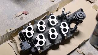2001 ford f150 4.2l intake manifold head gasket replacement.