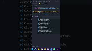 JavaScript selectors you need to know! #shorts