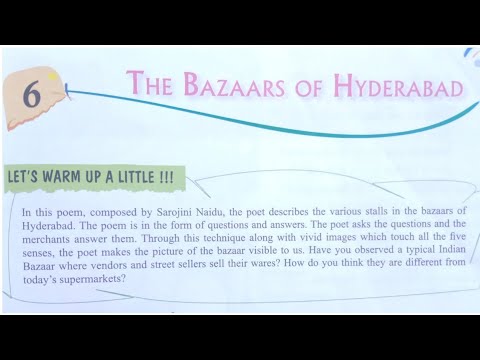 in the bazaars of hyderabad analysis