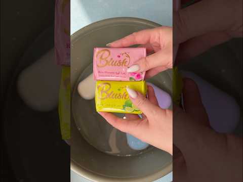 💜💛🩷 #asmr #soap