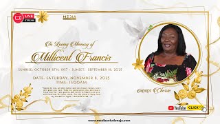 Millicent Francis - Thanksgiving Service