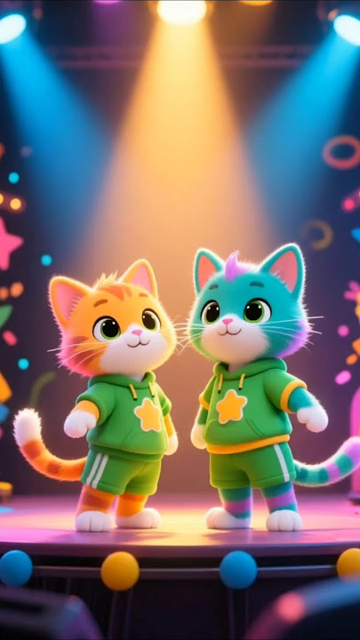 cute dancing cat-Du di dam dam dudi dudidam #shorts #cat #music #catai #cute #fyp #ai