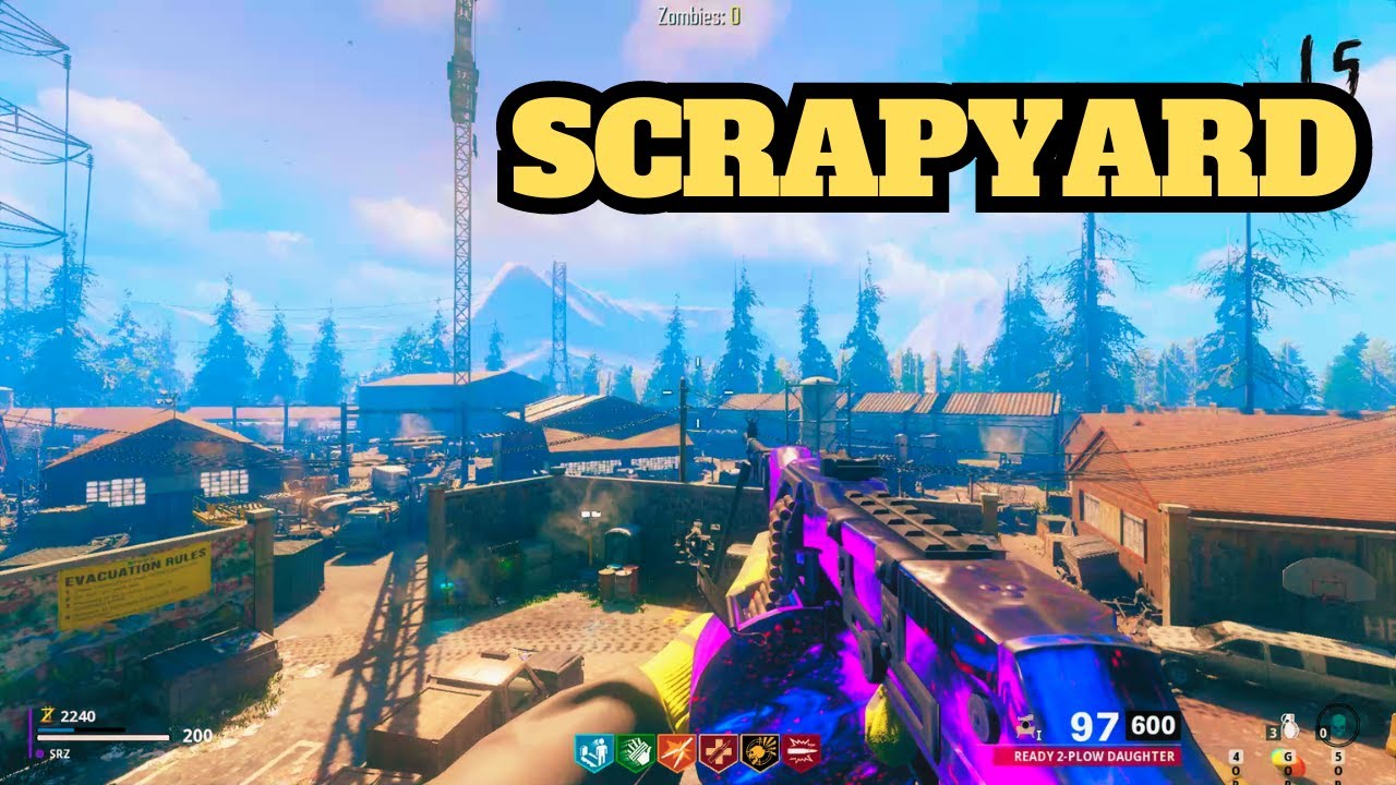 SCRAPYARD | Call of Duty Zombies | COD Black Ops 3 2023 | Custom Maps | Codename code