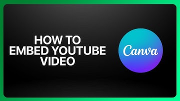How To Embed YouTube Video In Canva Website Builder 2025! Tutorial