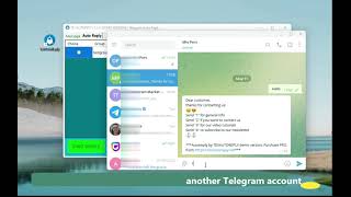 Telegram Auto Reply and Auto Responder Software screenshot 1