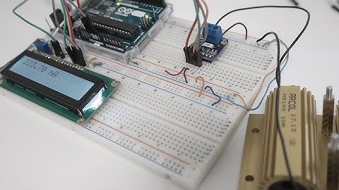 INA219 current sensor with Arduino LCD display