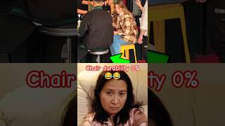 That chair said not today! Prank #shorts #chairbrokenprank #springonshorts