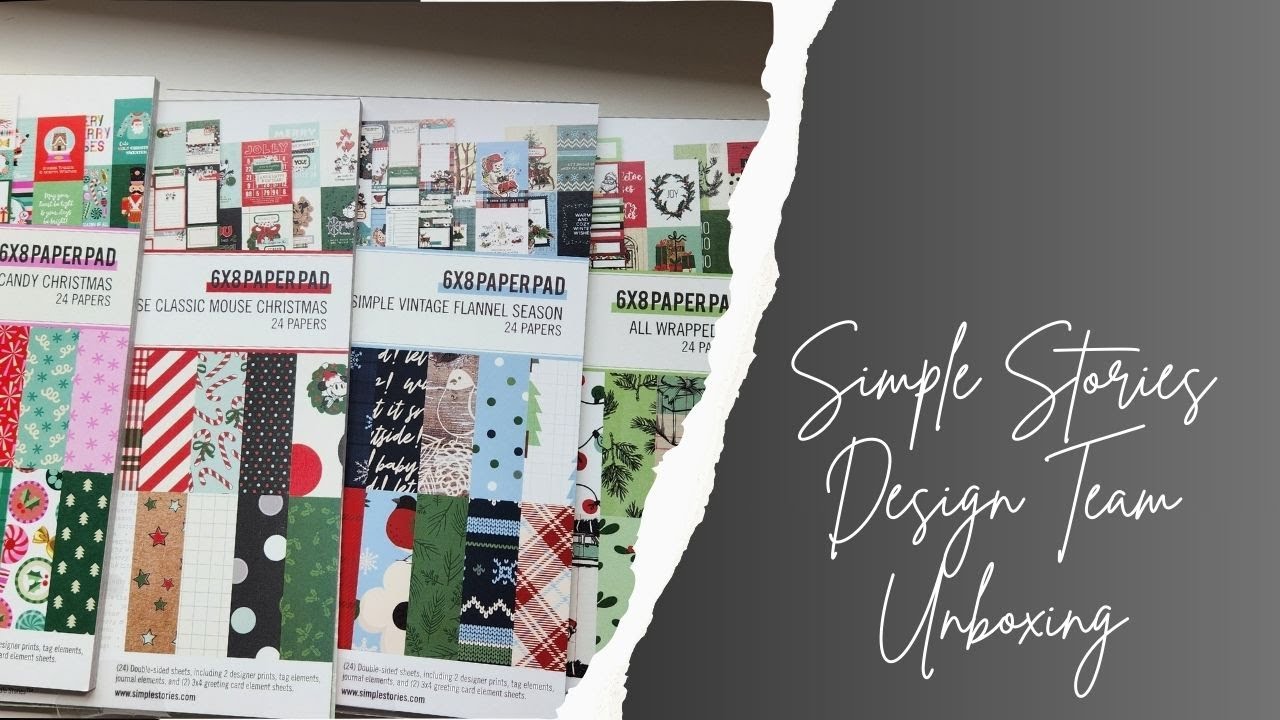 Let's Take a Look at the New Winter Release from Simple Stories | Scrapbook Product Share & Unboxing