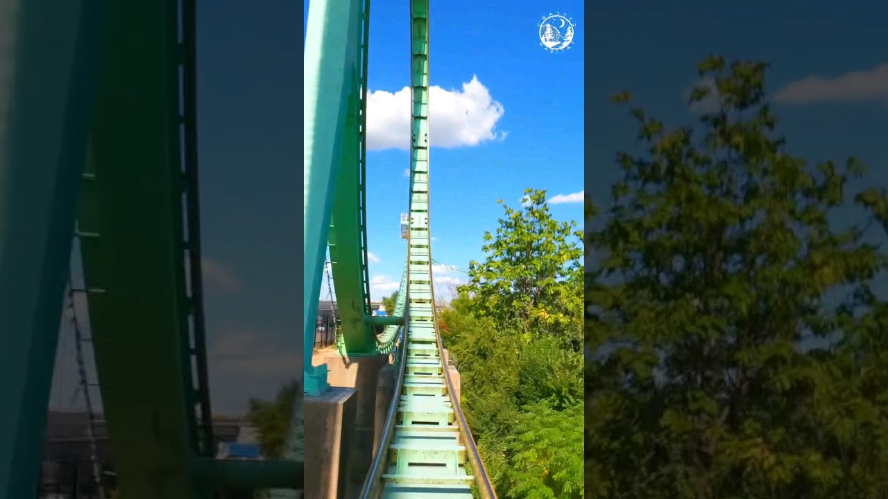 Ride: SHOCKWAVE The Double Looping Roller Coaster at Six Flags Over Texas 