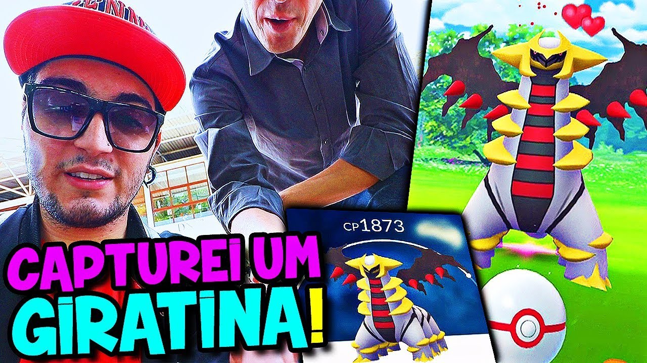 POKÉMON GO 2 #4 - FINALMENTE MEU PRIMEIRO LENDÁRIO ! CAPTURANDO GIRATINA !!