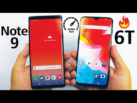 Samsung Galaxy Note 9 vs OnePlus 6T - Speed Test (2020)😨