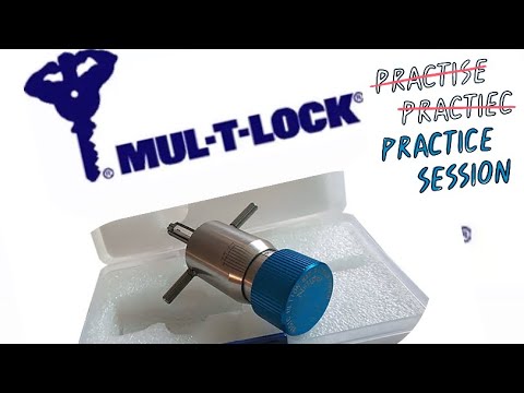 Взлом отмычками Mul-T-Lock   UK Lockpickers Mul T Lock Garrison Pick & Decoder Lock Picking